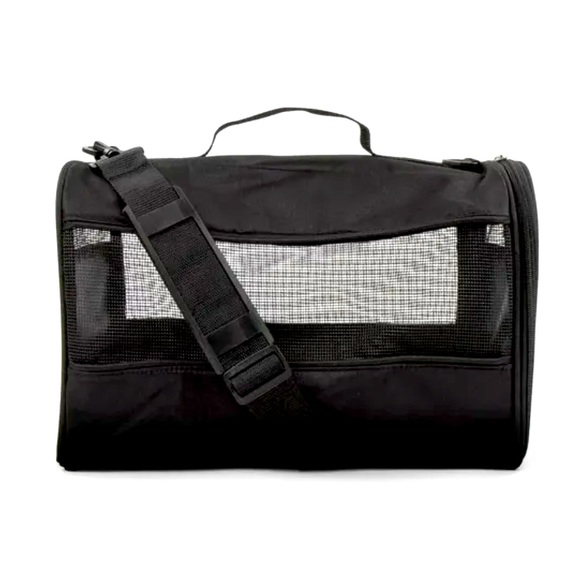 Vibrant Life PET CARRIER Small Guaranteed on-Board Soft-Sided Black, 16 lb Limit - Picture 1 of 10